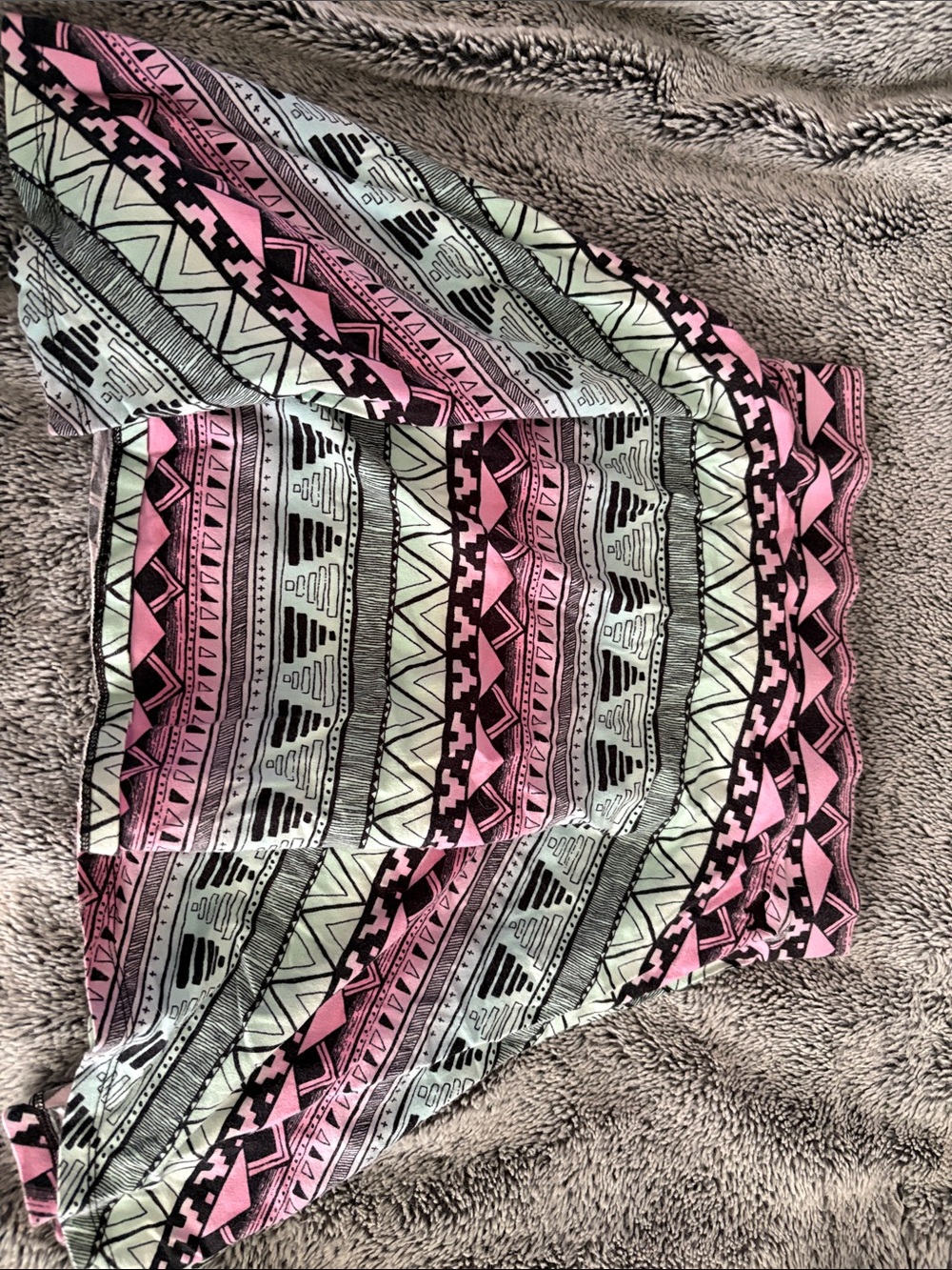 Aztec Printed Mini Skirt